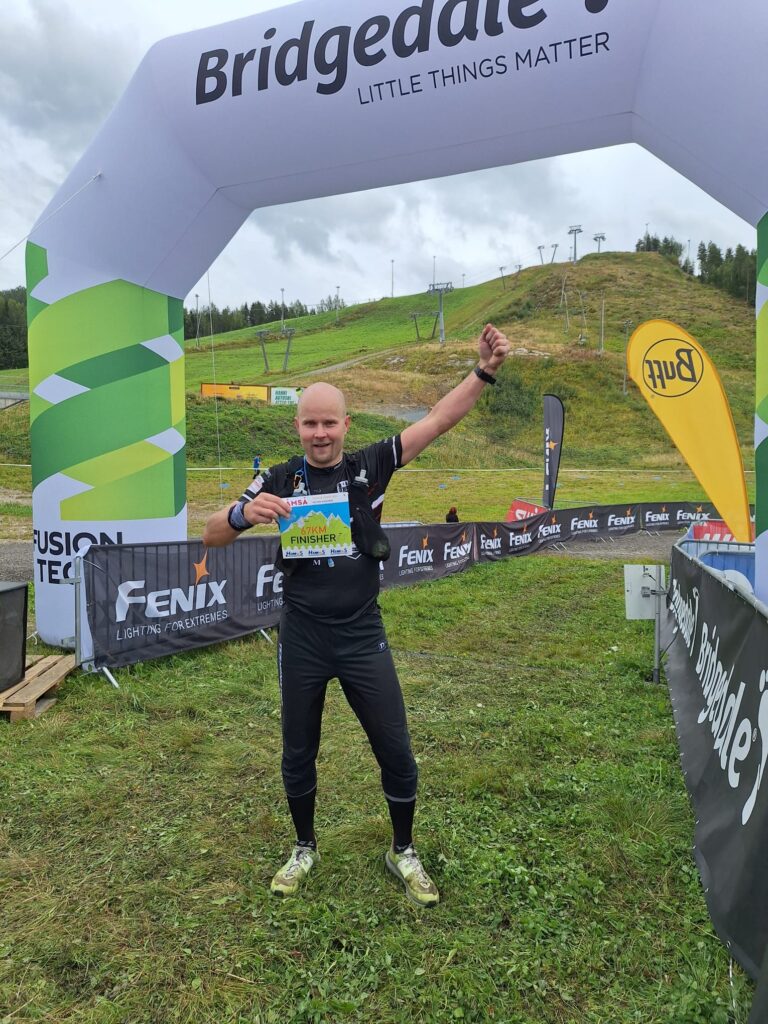 Itsensä voittajana Himos Trail Tour de Jämsä 67 km maalissa