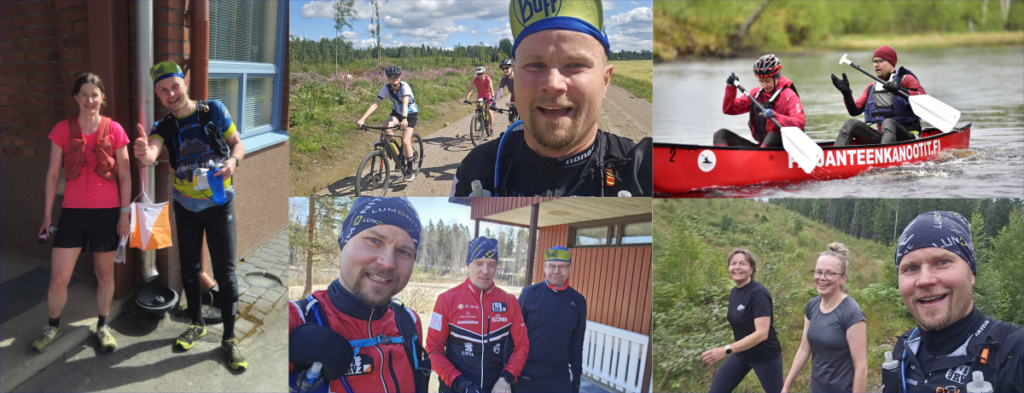 Ihmiset ja yhteisö kannustaa liikkumaan
